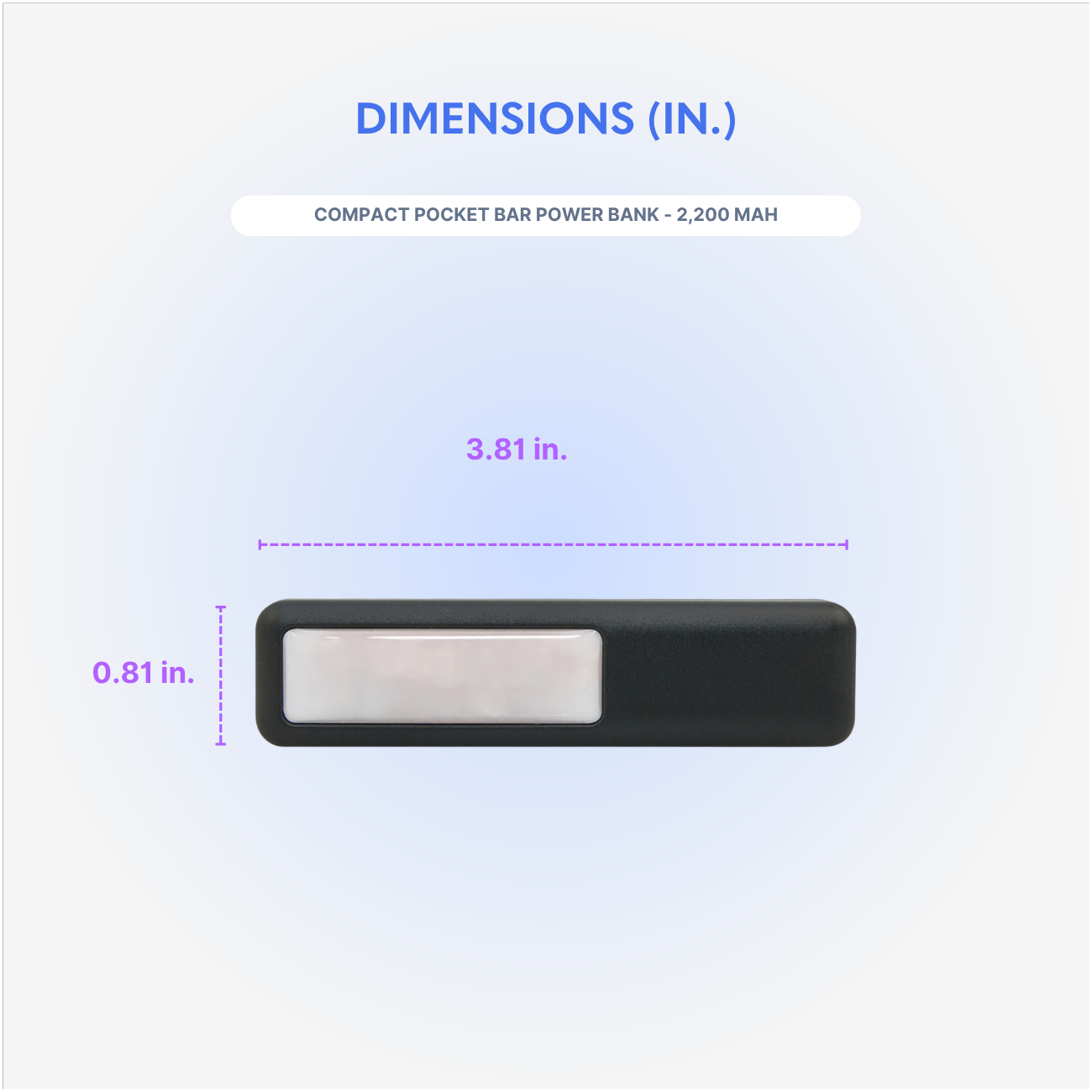 Compact Pocket Bar Power Bank - 2,200 mAh - TETP0014-Size Chart.png