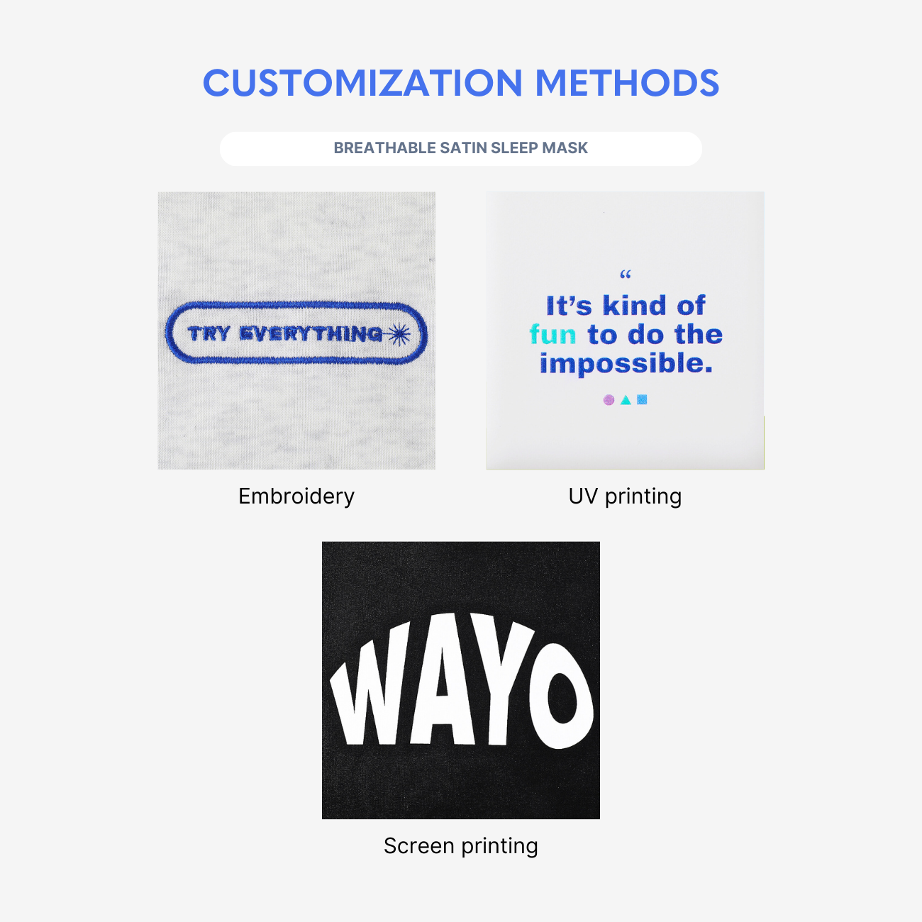 Breathable Satin Sleep Mask - Wayo Product Image