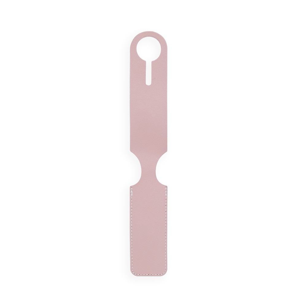 Slim Vegan Leather Luggage Tag - HLTT0001-#EBC9C9-10.jpg