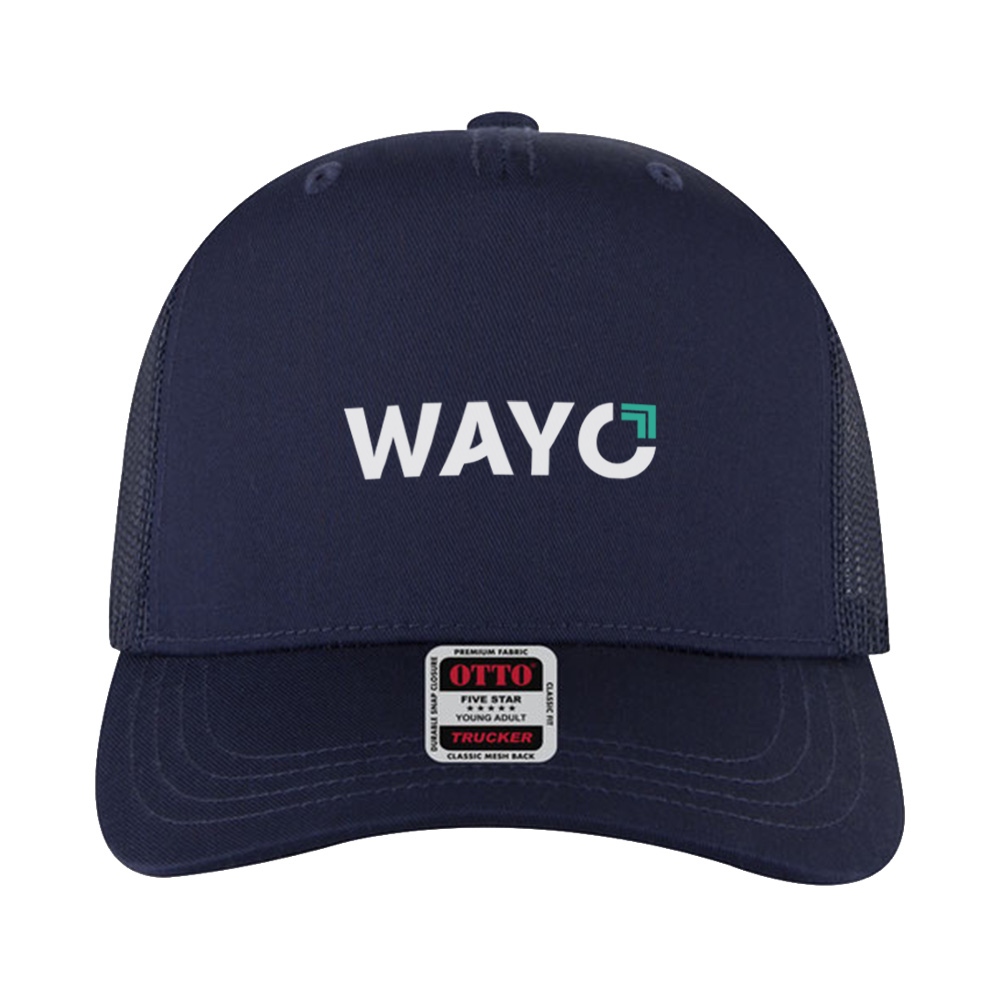 OTTO CAP® Trucker Hat with Mesh Back - Cotton Blend - Wayo Product Image