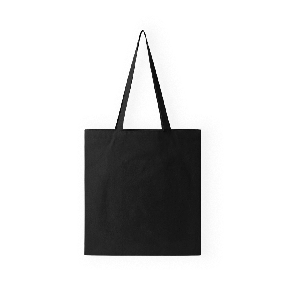 5 oz. Ultra-Light 100% Cotton Promotional Tote Bag - Vertical - AABT0027-#0B0B0B-1.jpg