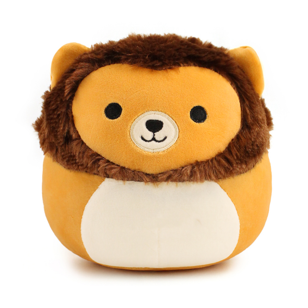 7.8" Round Marshmallow Plush Toy - Lion - OGGP0011-Cover.jpg