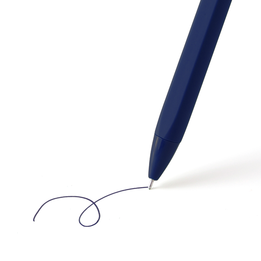 Retractable Color Gel Pen - Matching Ink + Shell - OGOP0011-#0D224C-7.jpg