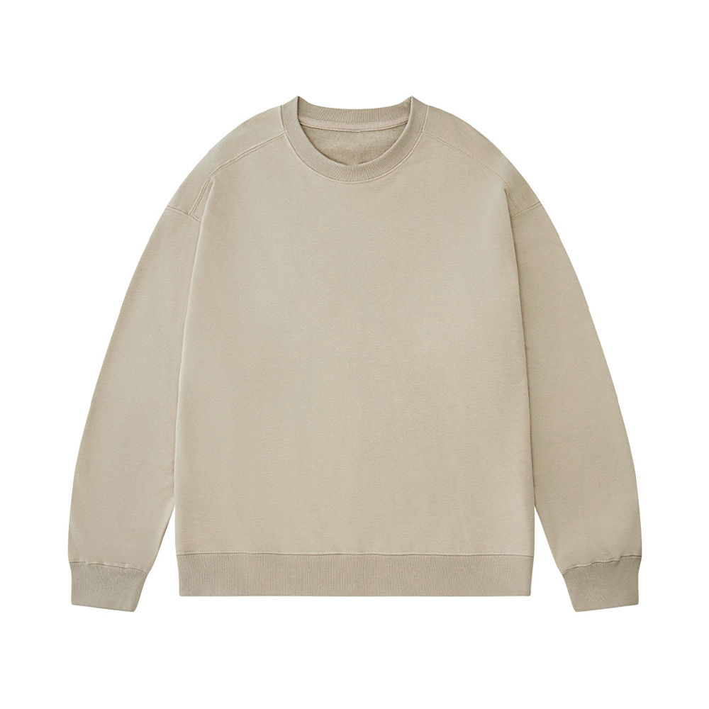 Dylan Cozy Heavyweight Fleece-Lined Crewneck Sweatshirt - AAAS0005-#C8C1AE-5.jpg