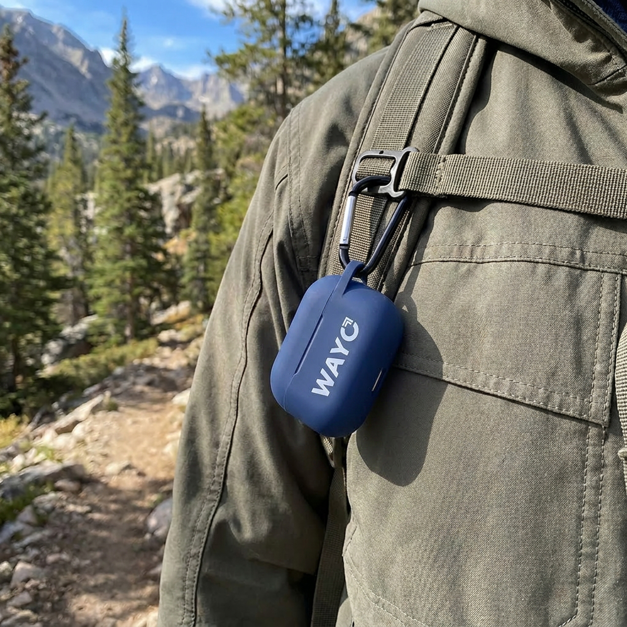 Silicone AirPods Pro 3 Case with Carabiner - TETA0013-Wayo Sample Scene.jpg