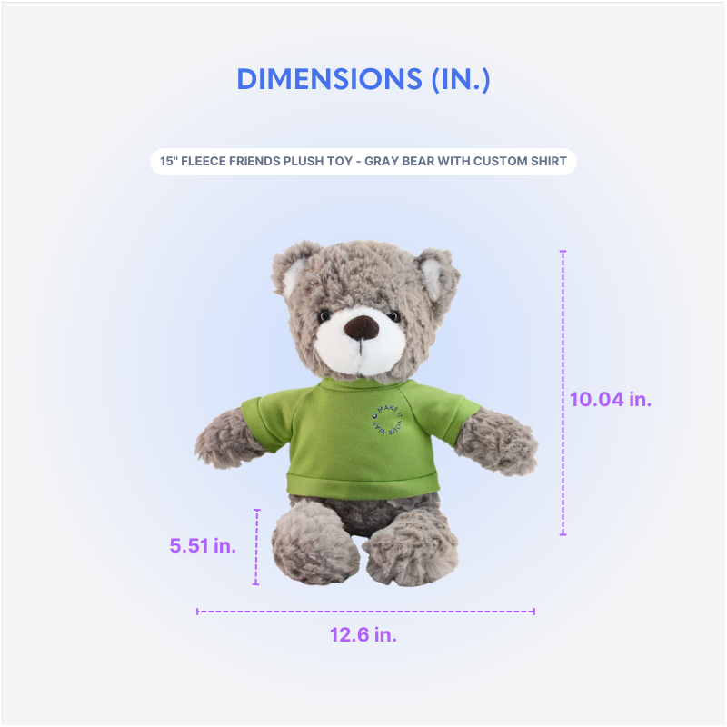 15" Fleece Friends Plush Toy - Bear with Custom Shirt - OGGP0017-Size Chart.png