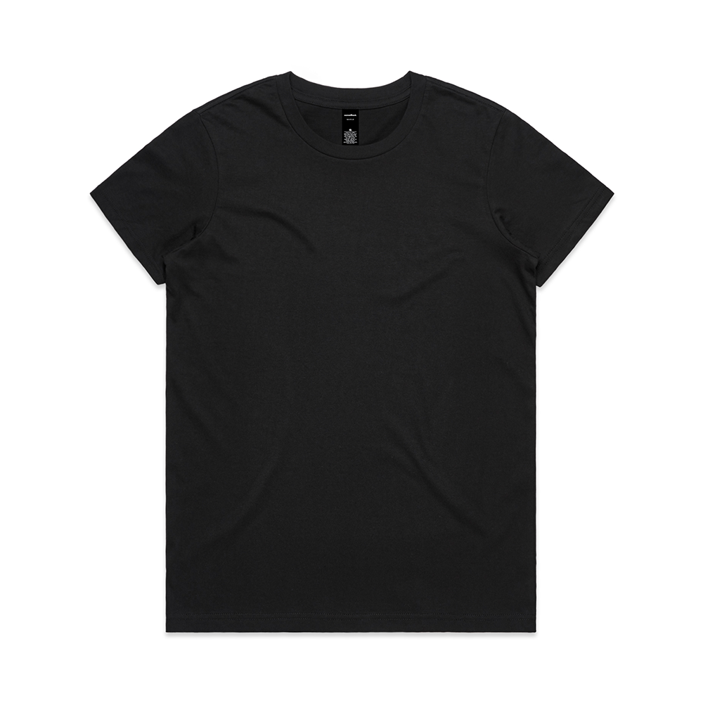 AS Colour Women's Maple Tee 4001 - AAAT0029-#000000-1.png