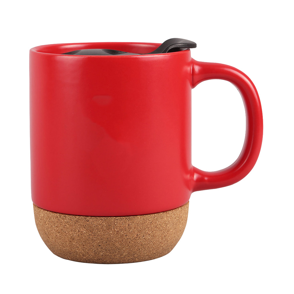 12 oz. Cork Bottom Ceramic Mug with Lid - HLDM0024-#dd3836-4.jpg