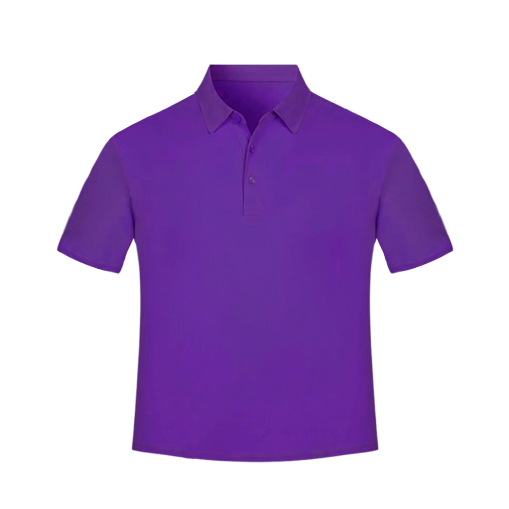 Lowen Breathable Cotton-Blend Polo Shirt - AAAT0022-#6D1F99-8.jpg