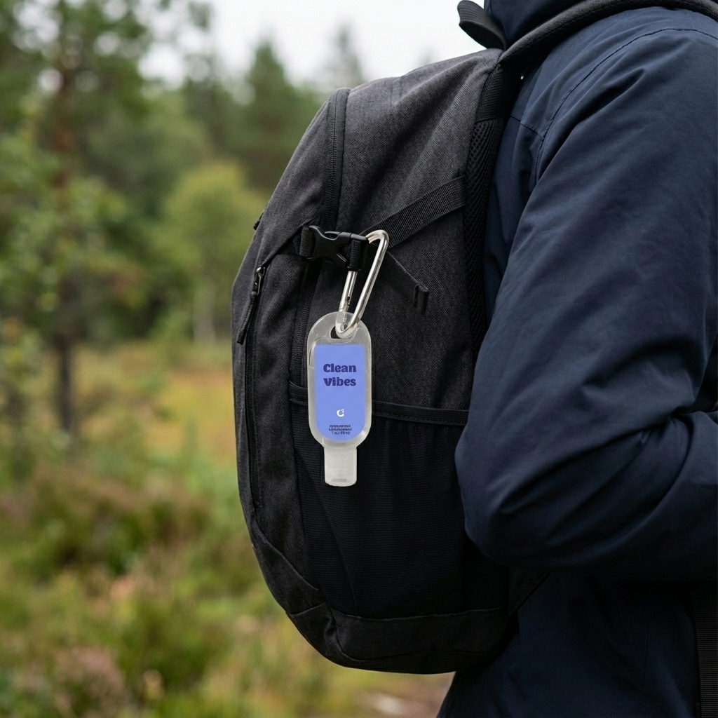 1 oz. Hand Sanitizer Gel with Carabiner - HLBW0010-Wayo Sample Scene.jpeg