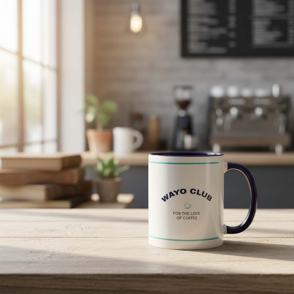 11 oz. Two-Tone Ceramic Mug with Colored Handle + Interior - HLDM0011-lifestyle image-11 oz. Two-Tone Ceramic Mug with Colored Handle + Interior.png