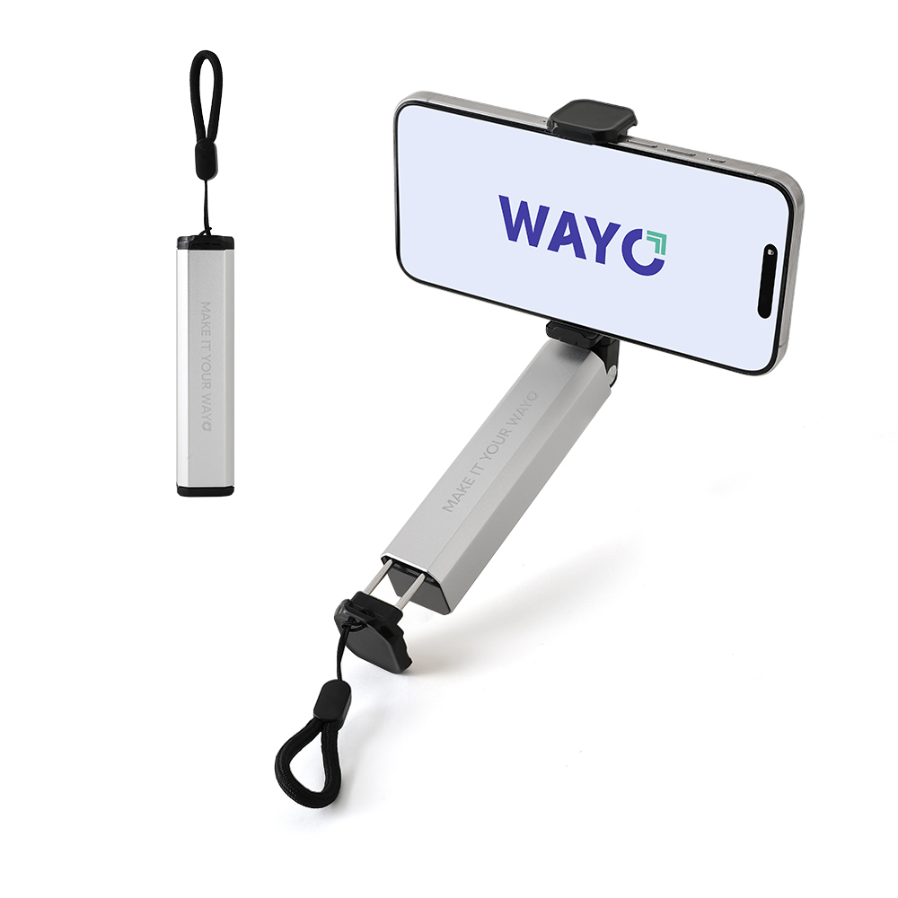 Multi-Angle Flight-Friendly Phone Holder with Clamp - Wayo Product Image