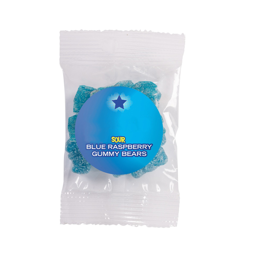 Sour Gummy Bears Snack Pack - Flavor by Color, 1 oz - HLST0020-#43A7BD-5.jpg