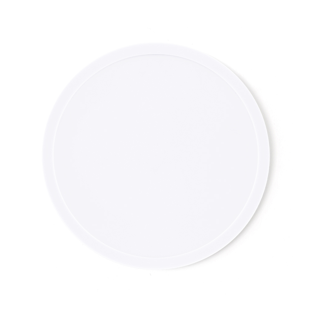 3.9" Heat-Resistant Silicone Coaster - Round - HLTK0008-#FFFFFF-2.jpg
