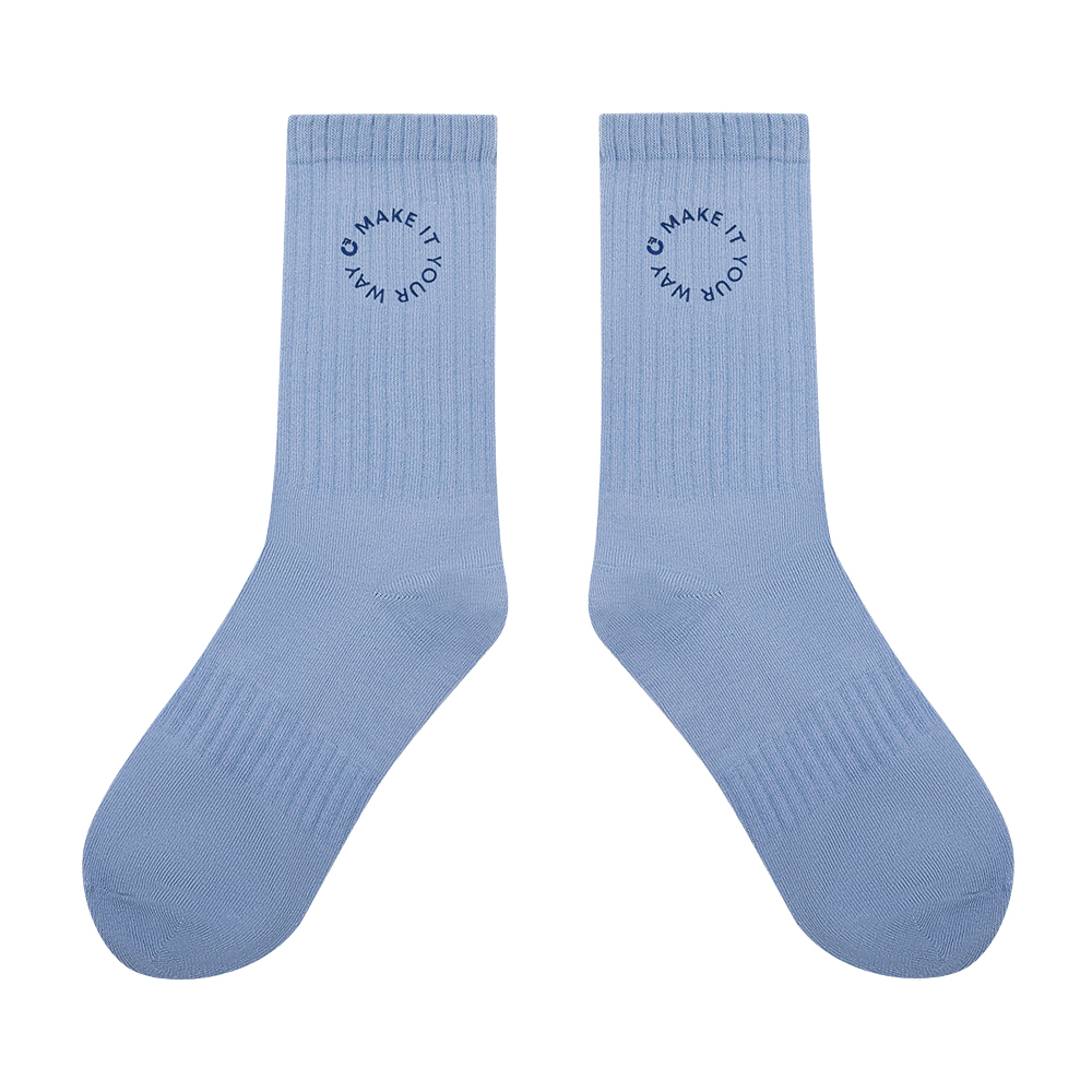 Cotton Blend Crew Socks - Wayo Product Image