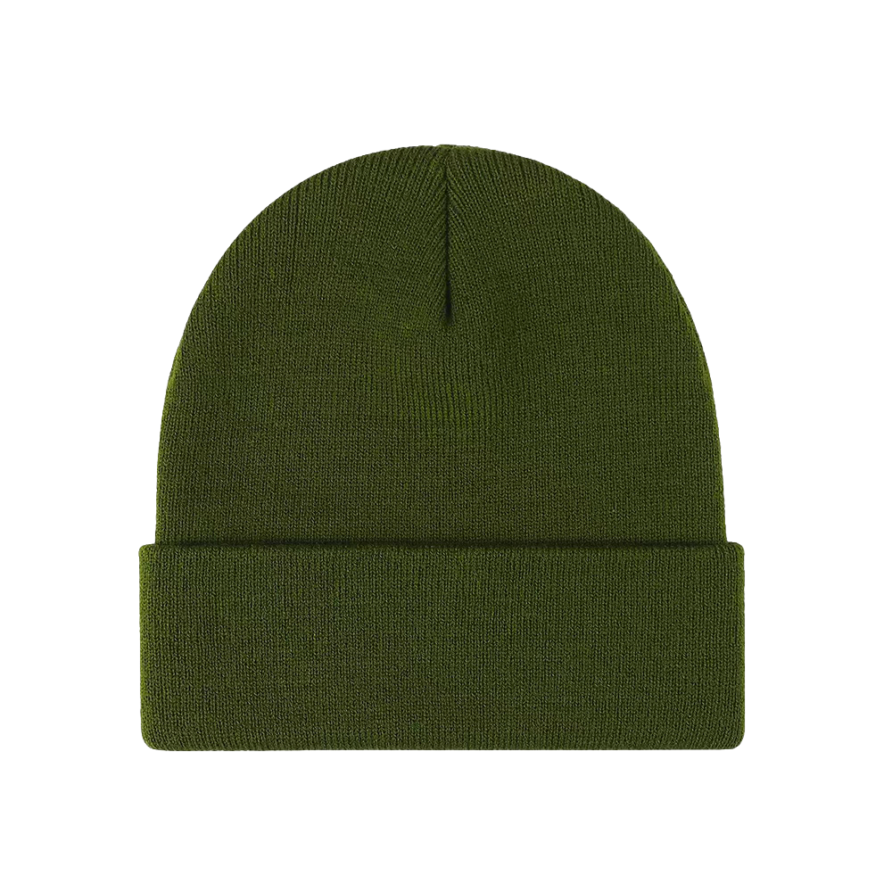Lightweight Knit Beanie - AAAH0011-#444F1E.png