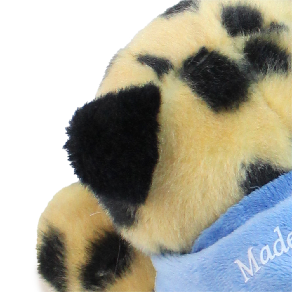 8.6“ Laying Down Plush Toy - Leopard with Custom Bandana - OGGP0018-Wayo Sample-Details-1.jpg